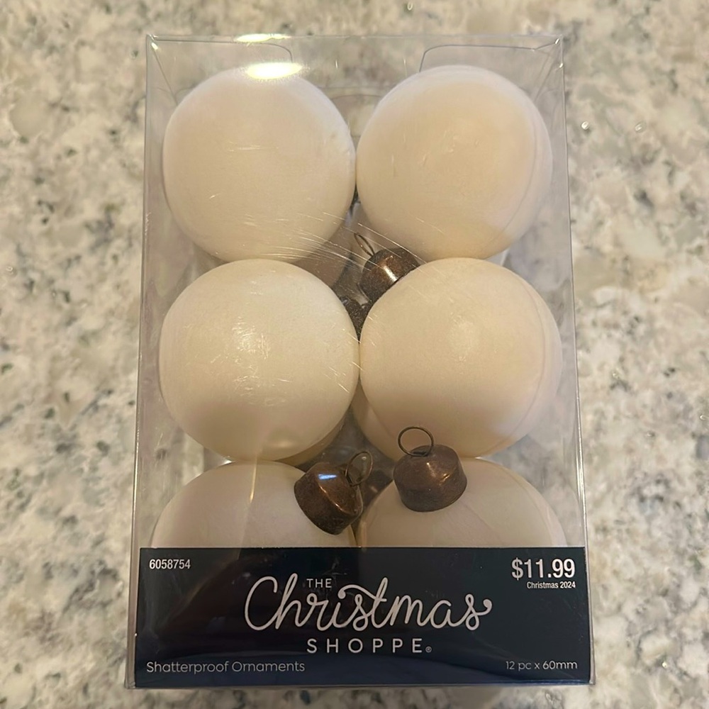 Hobby lobby flocked ornaments